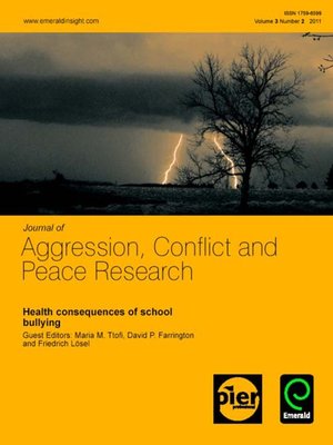cover image of Journal of Aggression, Conflict and Peace Research, Volume 3, Issue 2